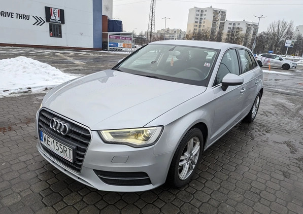 Audi A3 cena 40500 przebieg: 184000, rok produkcji 2013 z Warszawa małe 29